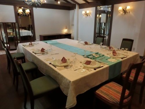 旧軽井沢ホテル音羽ノ森_小人数結婚式会食場チェルシー