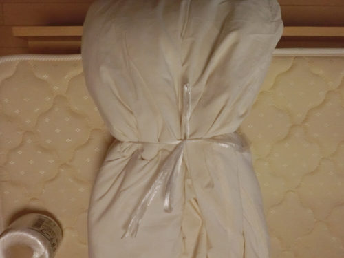 コインランドリーで布団洗濯