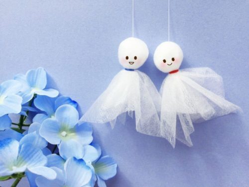 雨降り、台風、テルテル坊主、アジサイ