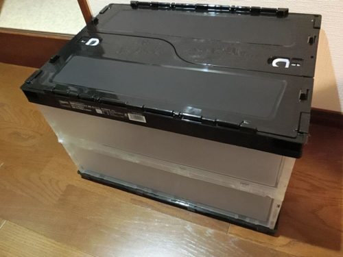 薄型折りたたみコンテナ 50L TR-C50B-A-MONO 