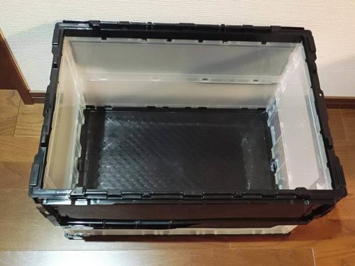 薄型折りたたみコンテナ 50L TR-C50B-A-MONO 