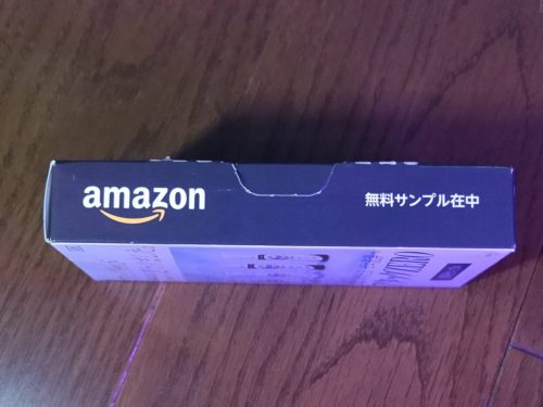 AmazonからAttackZEROの試供品
