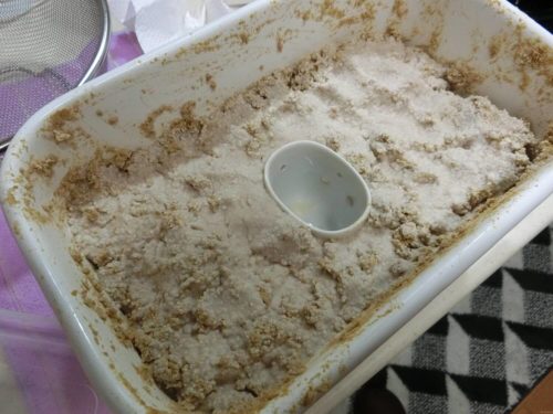 無印良品のぬか床、白い膜