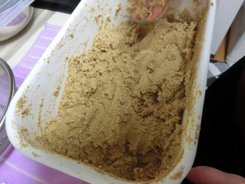 無印良品のぬか床、白い膜