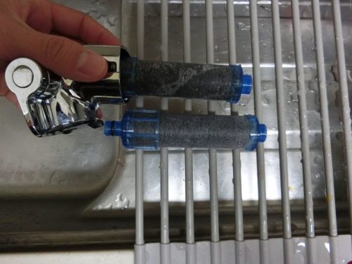 キッチン混合水栓フィルター交換した話（そんなに汚れてなかった）