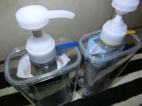 【便利・楽ちん】無印良品のPET詰替ボトルに詰め替えパウチをセット！