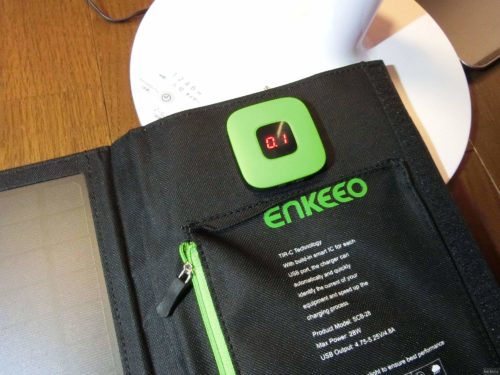 ポータブルソーラーパネル enkeeo ソーラーパネル 28W
