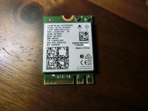 【DIY】HP x360 ENVY 15をAX200NGWでWifi6に対応させた話