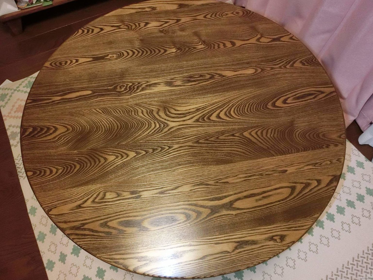 悲願の無垢材ちゃぶ台を購入