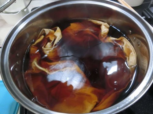 【DIY】帆布バックを紅茶染めして遊ぶ