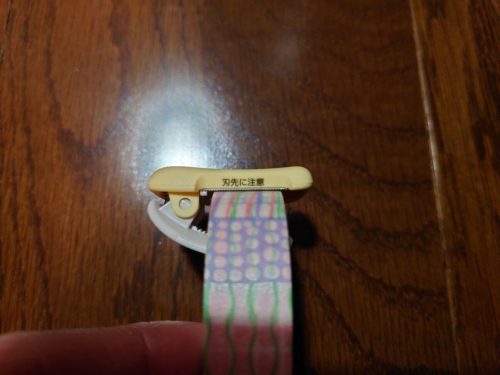 クリップタイプのテープカッターを入手!