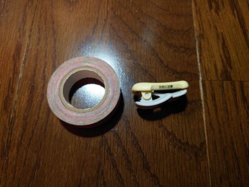 クリップタイプのテープカッターを入手!