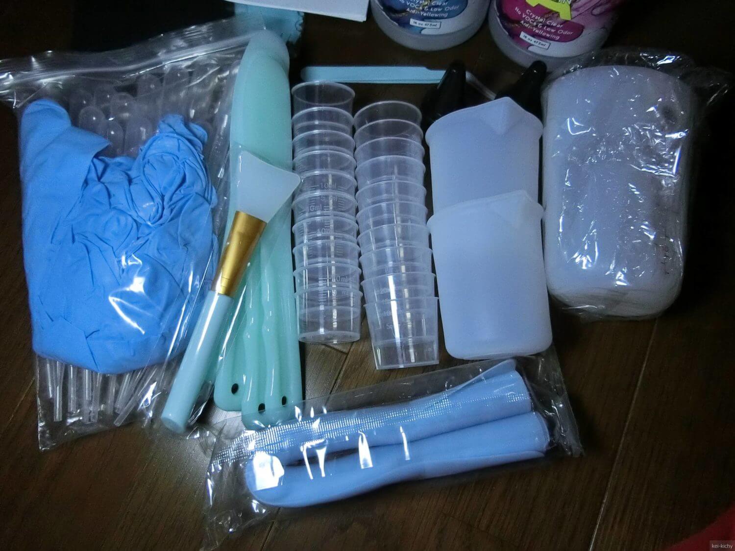 思い出のお菓子をエポキシ樹脂で固めて保存した話